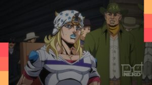 Arte de JoJo’s Bizarre Adventure: Steel Ball Run anunciando a segunda fase semanal na Netflix em 2026