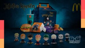 McDonald’s anuncia combo temático de Jujutsu Kaisen com copos e embalagens inspirados no anime e oito colecionáveis.