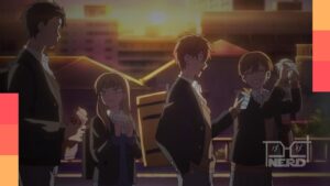 Koyuki, Miki, Minato e Yota na abertura de Parede de Gelo (Kori no Joheki)