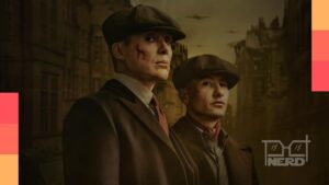 Cillian Murphy em Peaky Blinders: O Homem Imortal, com referência à cena na lama e porcosalt