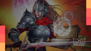 Cena de Dread Delusion em mundo aberto com cores intensas e atmosfera acid fantasy