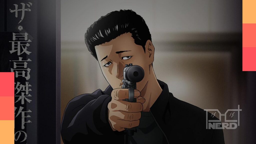 Imagem promocional anunciando a segunda temporada do anime The Fable com referência ao arco Yamaoka