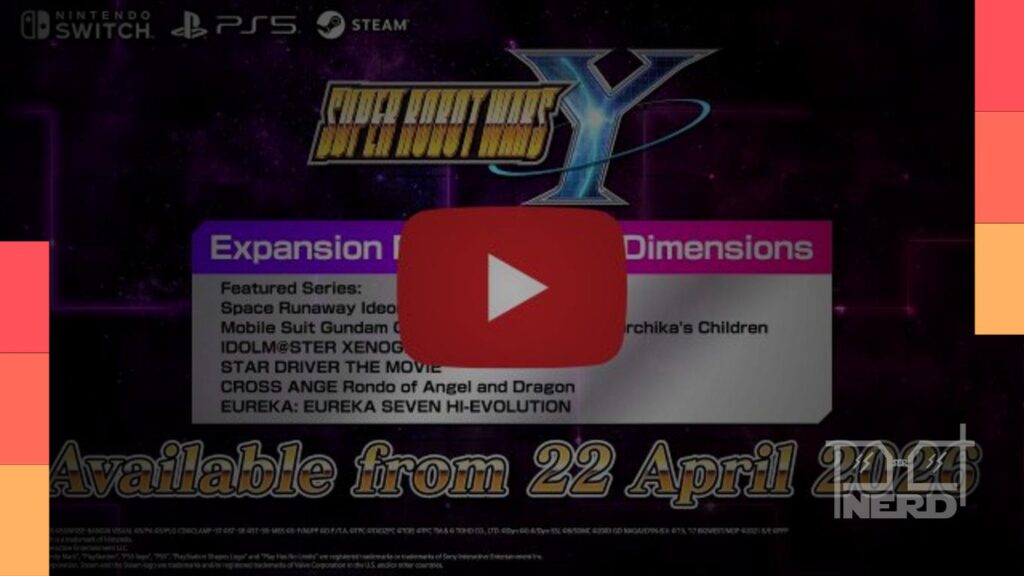 Mechas em batalha em SUPER ROBOT WARS Y com destaque para o pacote de expansão e atualização gratuita