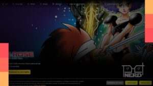 Celular exibindo anime com opções de streaming após o SuperAnime sair do ar