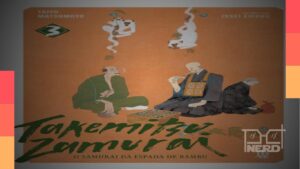 Capa do mangá Takemitsu Zamurai – O Samurai da Espada de Bambu Vol. 03 com destaque do preço R$69,90