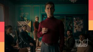 Cena ilustrativa com referências de Berlim, Devil May Cry e Netflix destacadas para as estreias no streaming de maio de 2026.