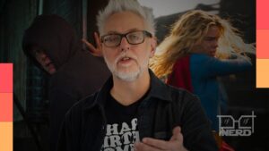 James Gunn em imagem promocional da DC Studios, reforçando que o DCU terá vários gêneros sem fórmula única.