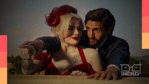 Imagem de divulgação de O Esquadrão Suicida com Margot Robbie e Juan Diego Botto