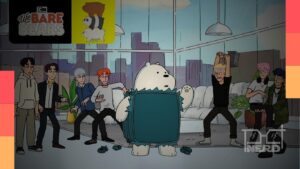 Ilustração temática com ídolos coreanos em produção americana, representando aparições em séries e filmes