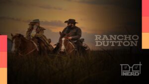 Arte de divulgação do Paramount+ destacando RANCHO DUTTON, séries e filmes de maio