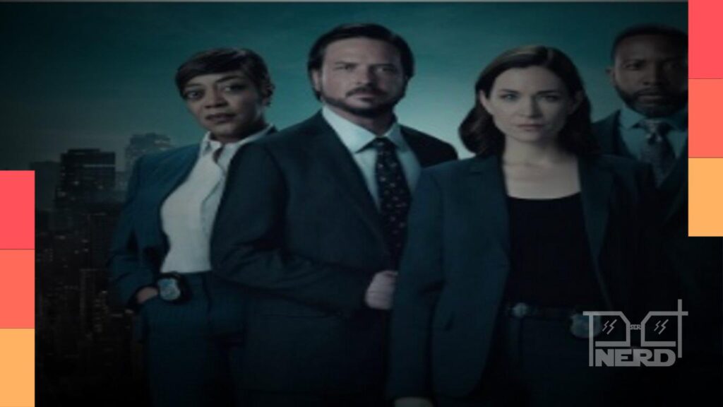 Cena de suspense policial com elementos de investigação para Lei e Ordem Toronto: Crimes Premeditados