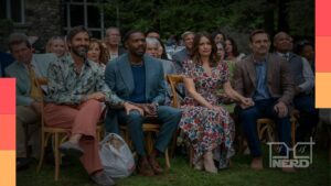 Elenco de As Quatro Estações do Ano em divulgação da Netflix para a nova temporada em maio