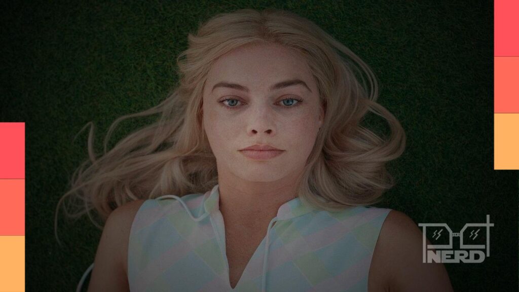 Cena promocional de Margot Robbie em Barbie, com a Warner Bros. ampliando apostas no cinema