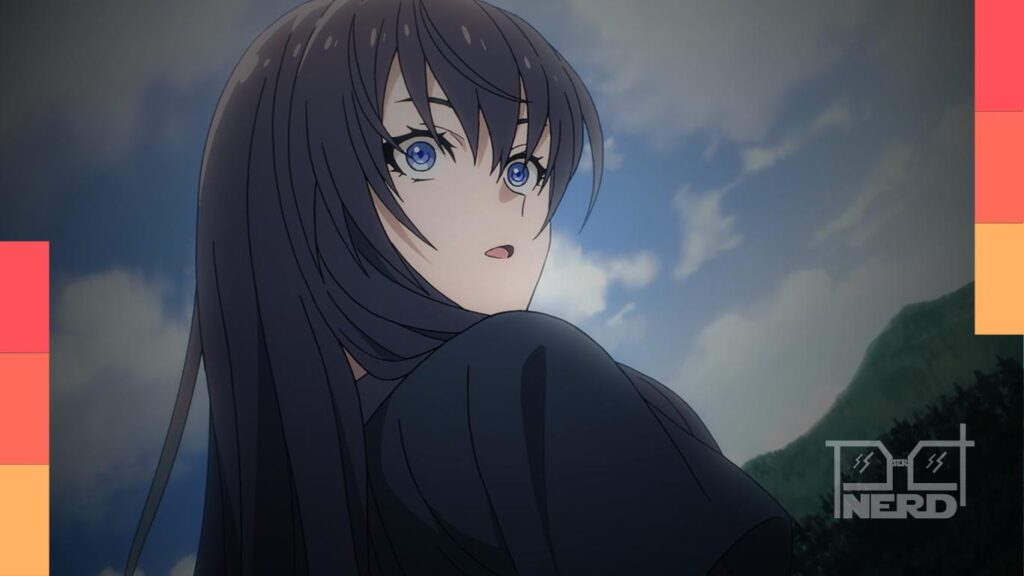 Ilustração de Siasha e Zig Crane em Witch and Mercenary com destaque para confirmação de anime em 2027