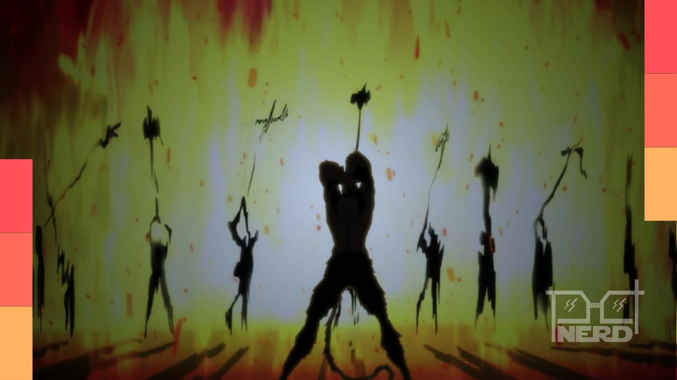 Personagens de Devilman Crybaby com visual estilizado e atmosfera dark fantasy, destacando a estética única do anime de 2018