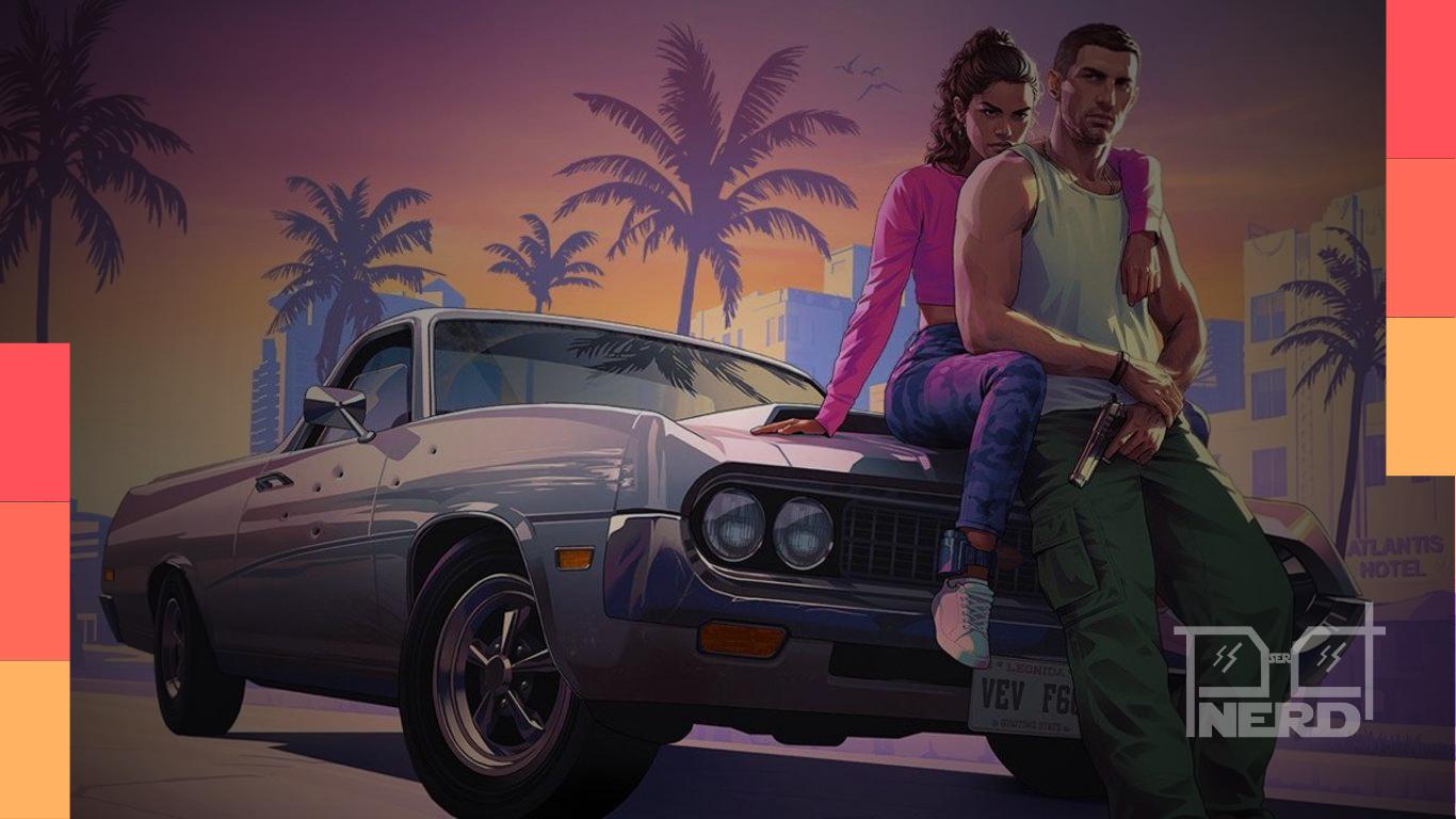 Jogador lendo e-mail promocional com referência a GTA 6 e pedido de upgrade para PS5