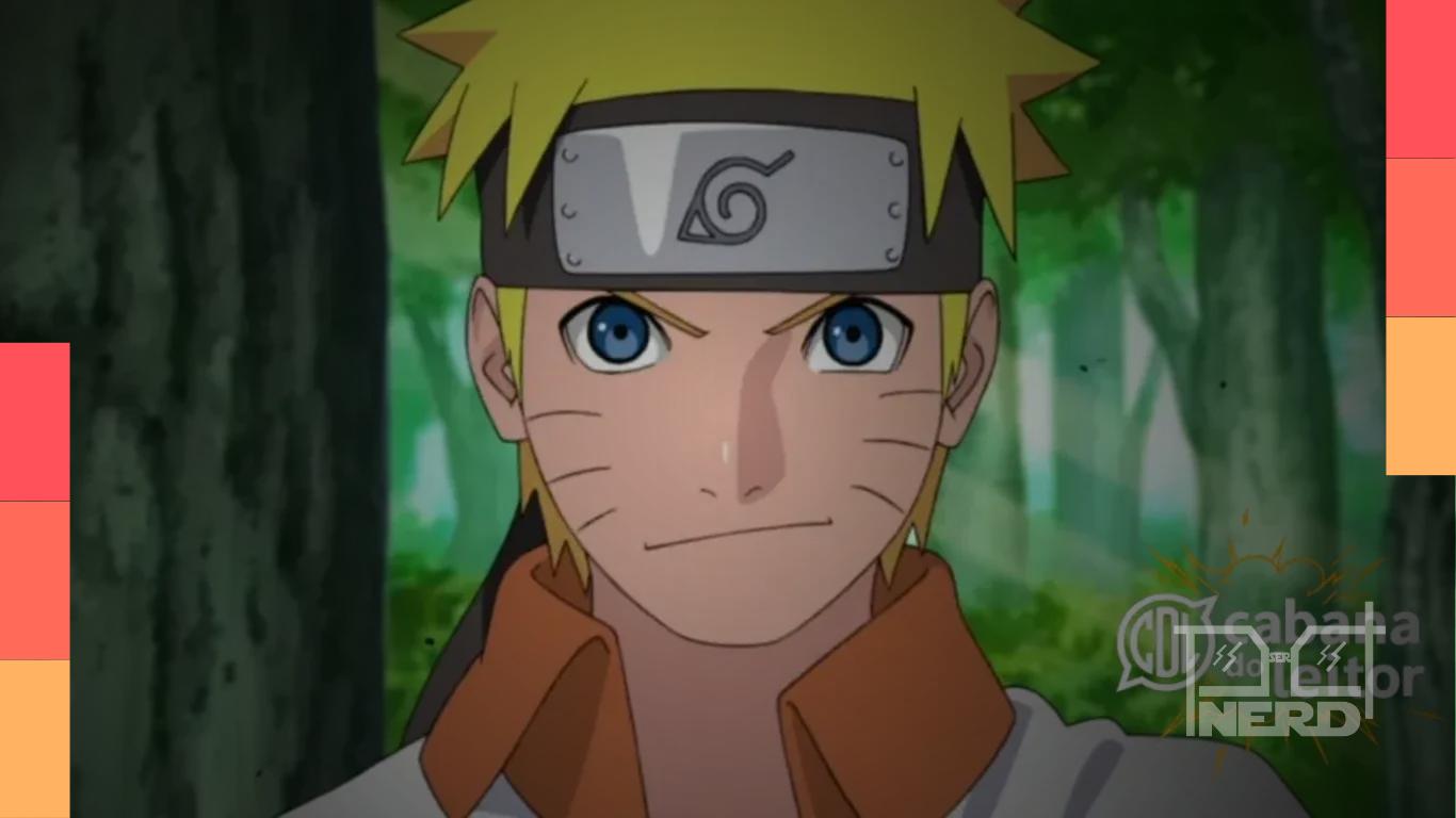 Ilustração estilizada do Naruto com símbolo de aniversário, sugerindo um novo anime em 2027