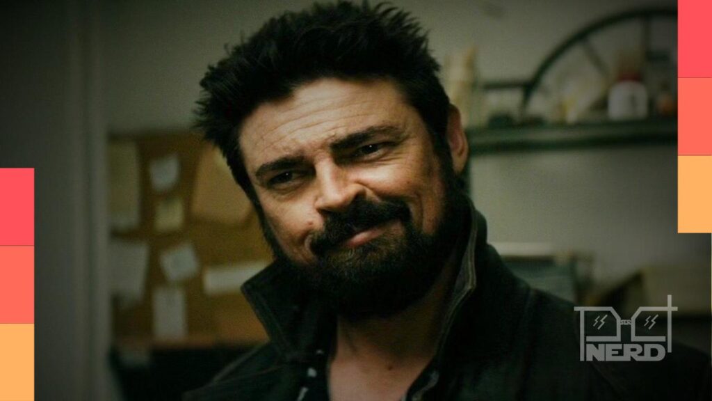 Karl Urban como Billy Butcher em cena de The Boys no Prime Video