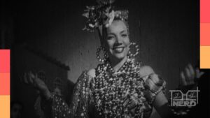 Imagem de divulgação da mostra gratuita CTAv 40 anos na Cinemateca Brasileira, com foco em “Carmen Miranda” e “Barbosa”
