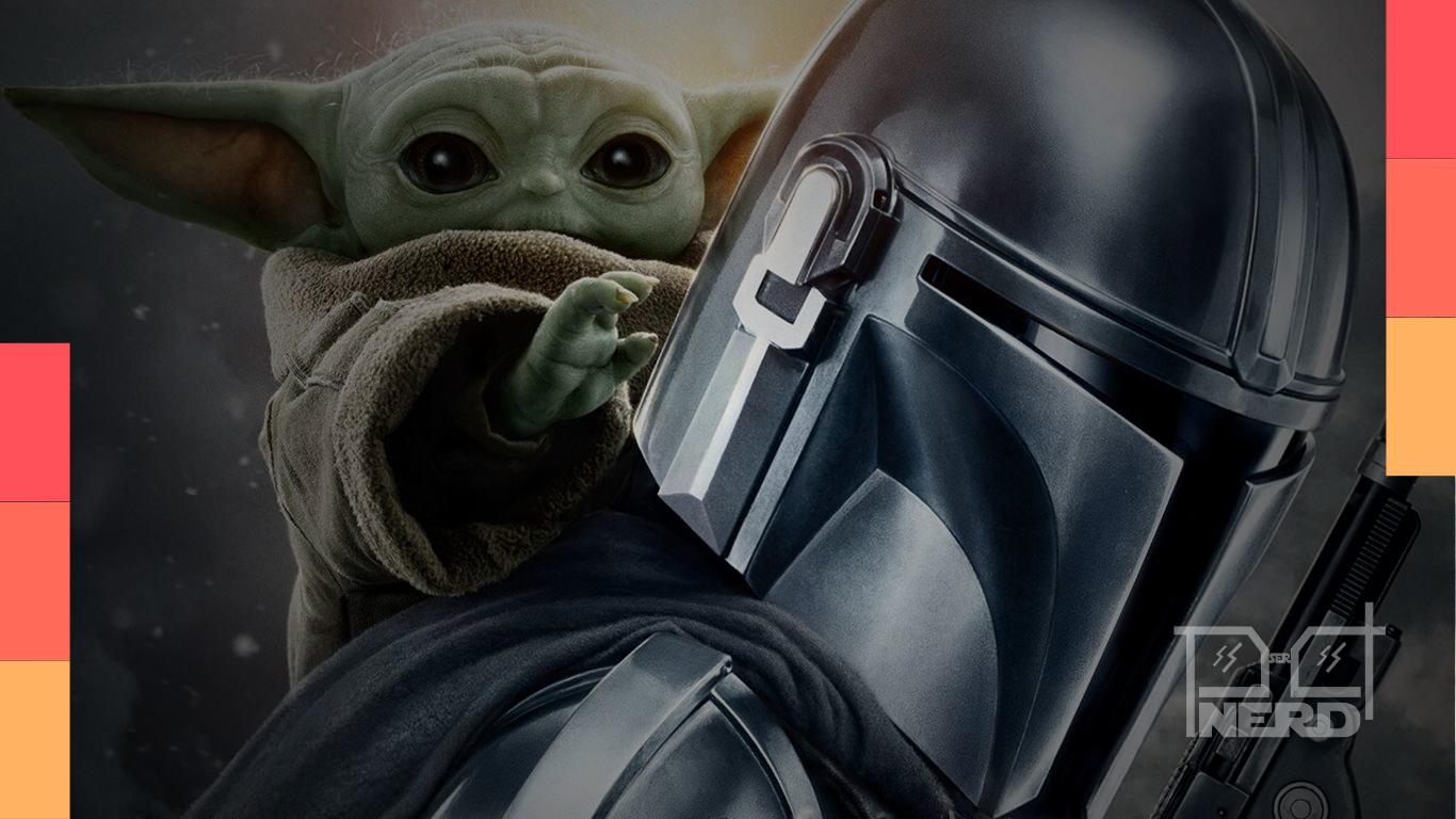 Din Djarin e Grogu em Star Wars: O Mandaloriano e Grogu, em clima de missão pela galáxia