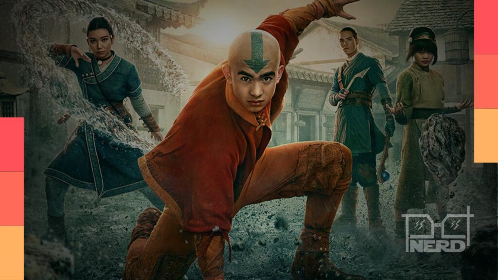 Imagem promocional de Avatar: O Último Mestre do Ar com destaque para a 2ª temporada chegando em 25 de junho