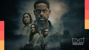 Cartaz promocional da série Paradise com foco na 2ª temporada e personagens Annie, Xavier e Gabriella