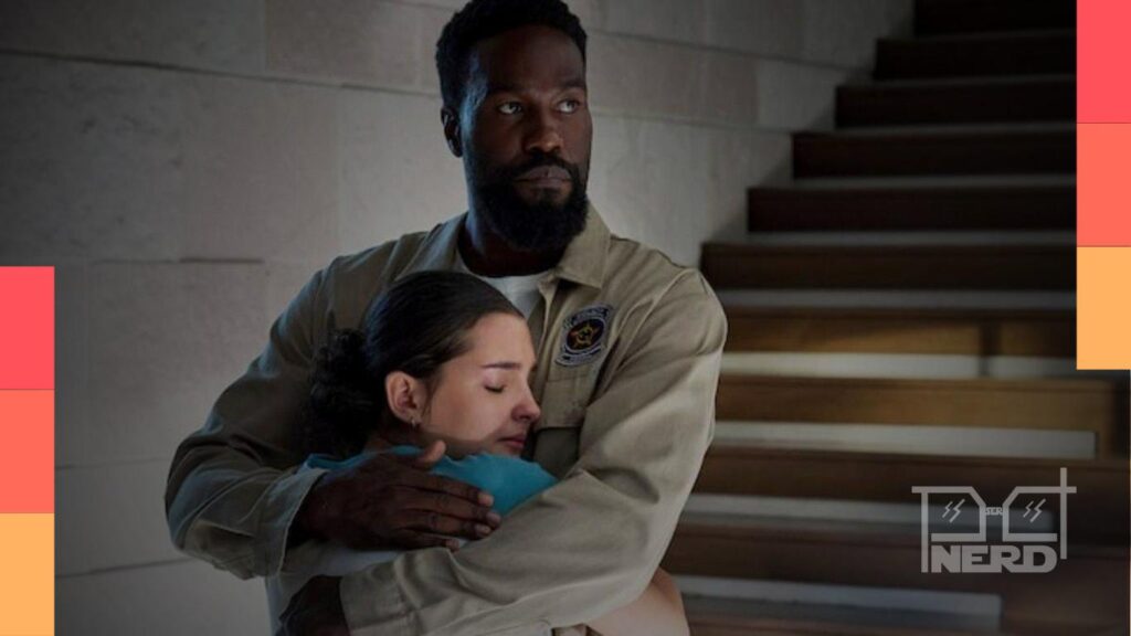 Yahya Abdul-Mateen II e Billie Boullet em Homem em Chamas, nova série da Netflix