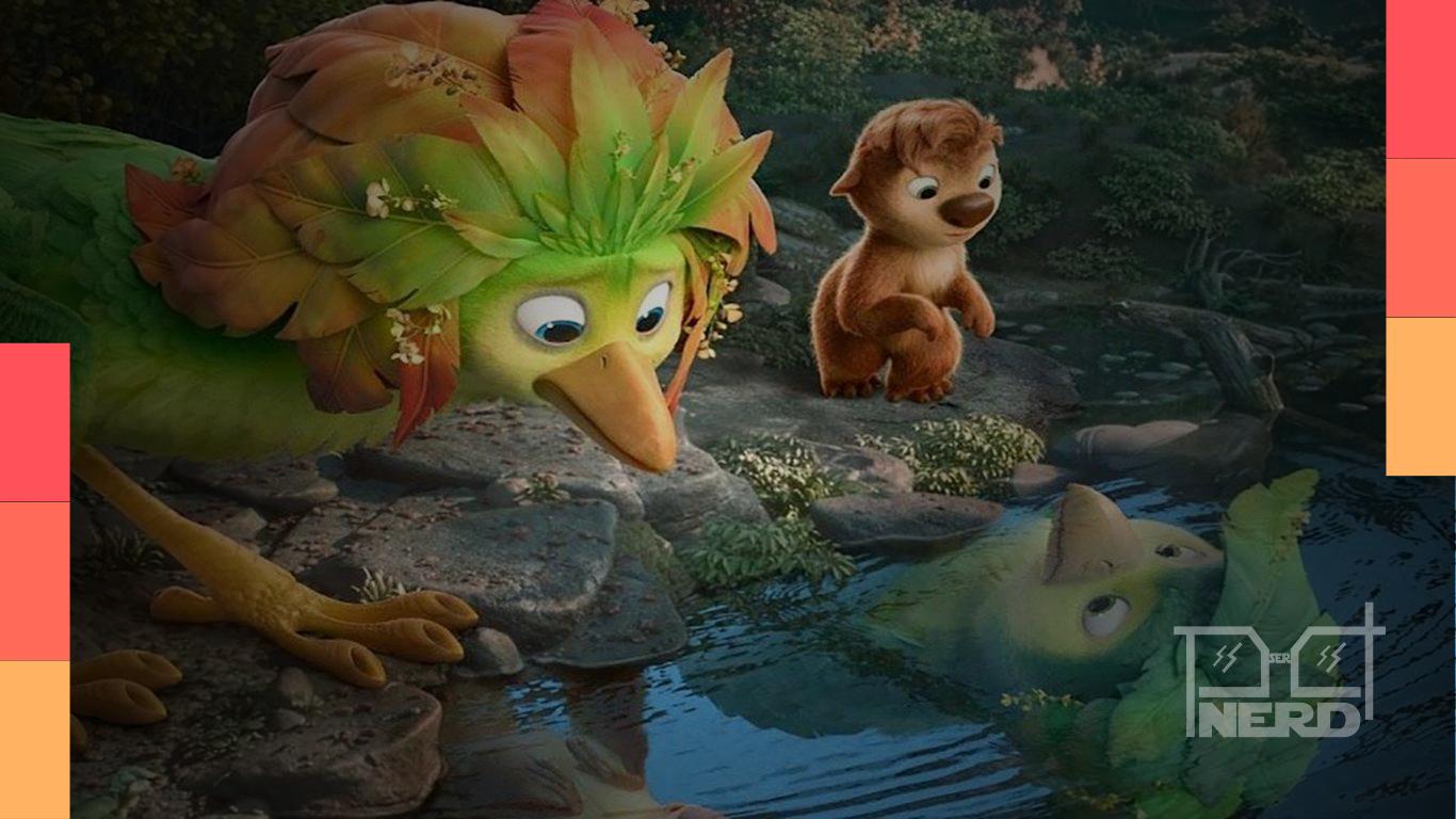 Personagens de Como Mágica em um mundo vibrante de criaturas híbridas, destacando a animação da Netflix