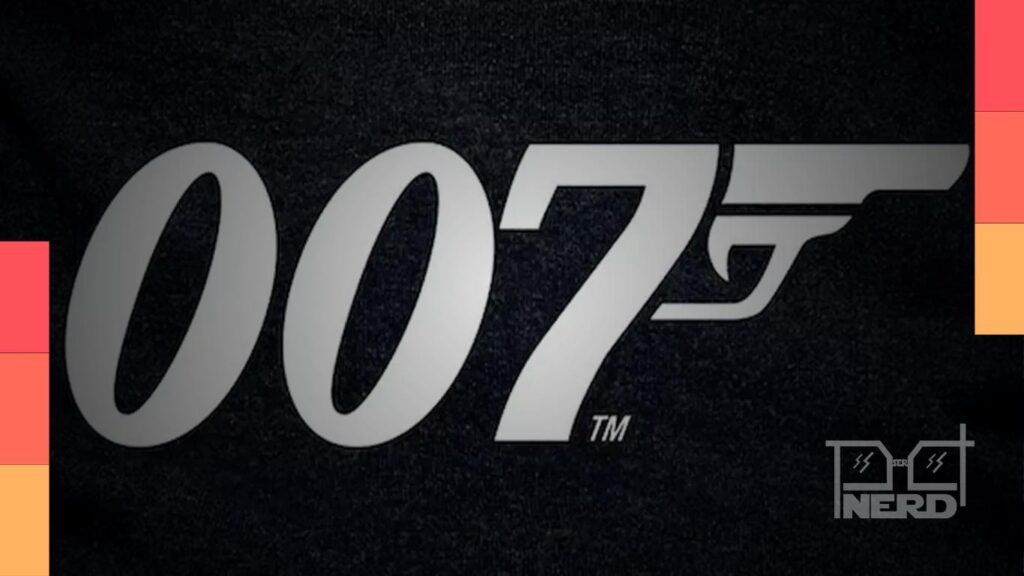 Homem usando terno em clima de espionagem com referência ao símbolo de 007 e audição de atores para James Bond