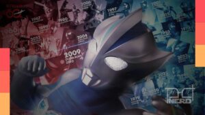 Imagem promocional do Ultraman Heroes Live no Anime Friends 2026 com Ultraman Teo e outros Guerreiros de Luz