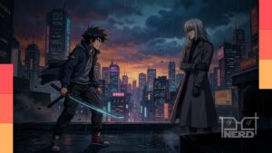 Pessoa iniciando maratona de animes no streaming com lista de recomendações