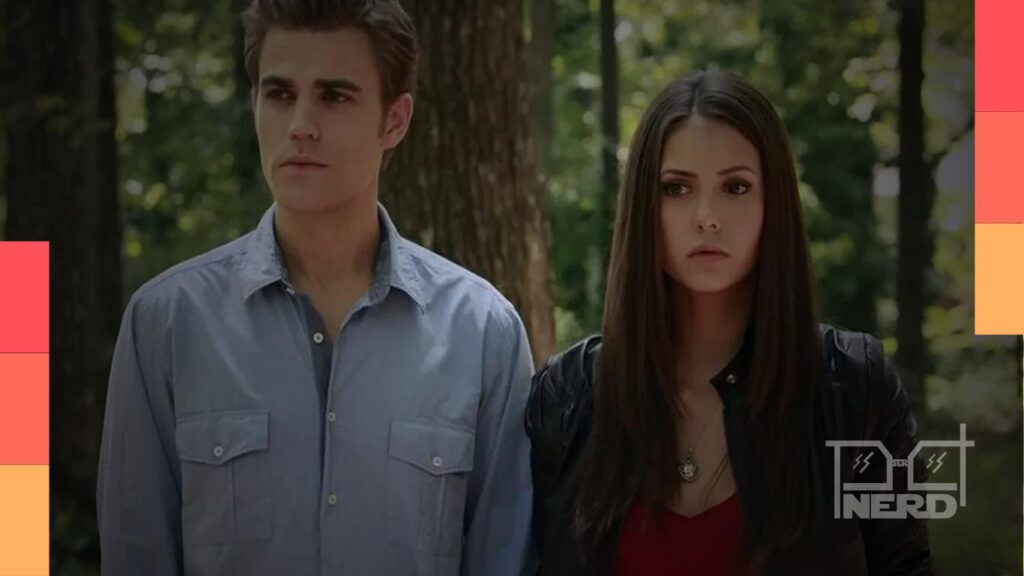Nina Dobrev e Paul Wesley em foto de divulgação de The Vampire Diaries, anunciados para You Deserve to Know no Hulu