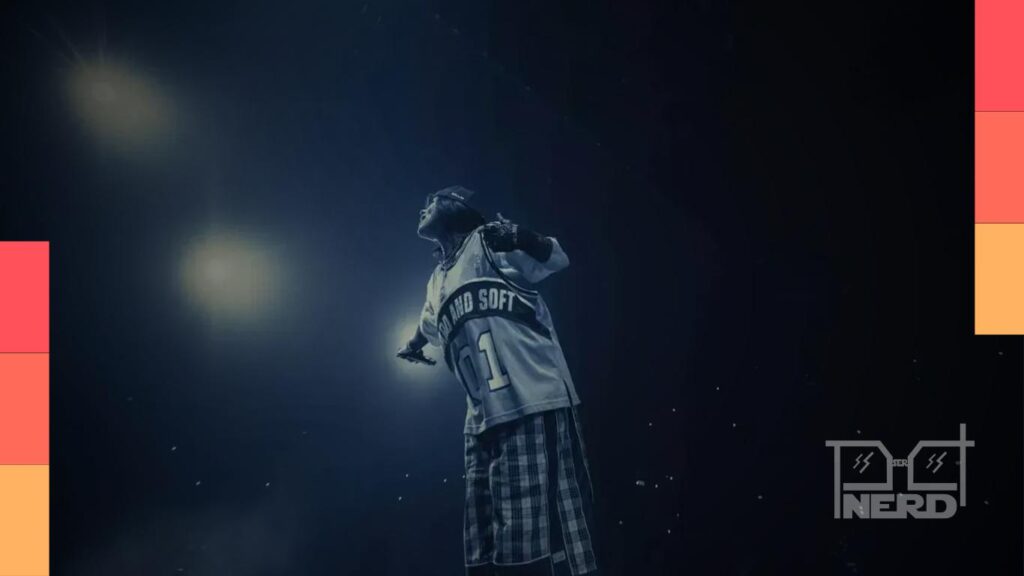Imagem promocional do filme-concerto Billie Eilish – Hit Me Hard and Soft: The Tour, dirigido por James Cameron