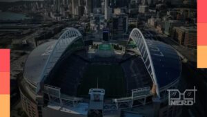 Jogadores de Bósnia-Herzegovina e Catar em ação no Lumen Field durante a Copa do Mundo 2026