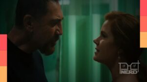 Amy Adams interpretando Anna Bowden em Cabo do Medo, destacada como peça central da trama