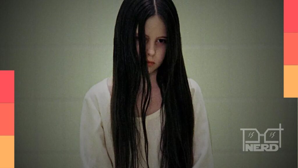 Foto de Daveigh Chase com referência a Lilo & Stitch e O Chamado