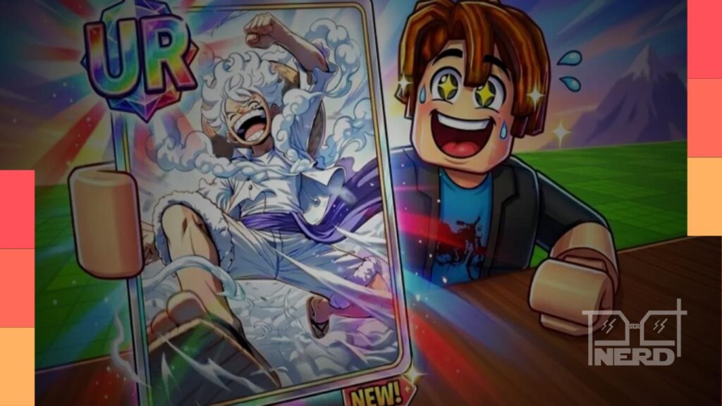 Cartas e ícones de recompensas do jogo Anime Card Farm no Roblox com indicação de códigos de junho de 2026