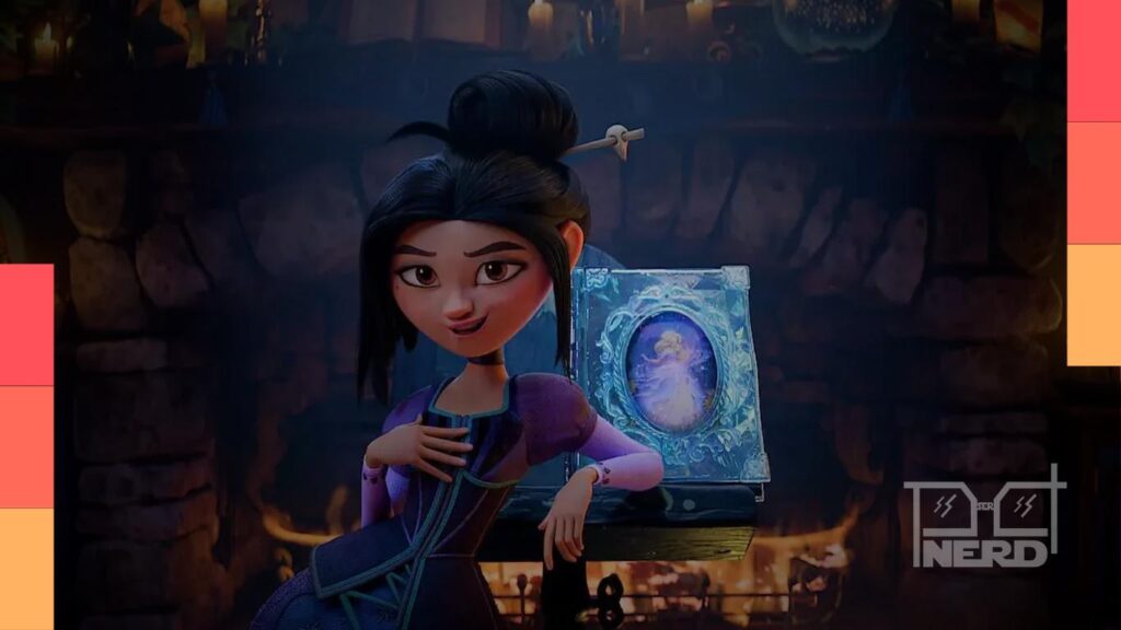 Ilustração de animação com Lilith e Cinderela em clima de aventura, anunciando estreia de Como Irmãs na Netflix em 20 de novembro