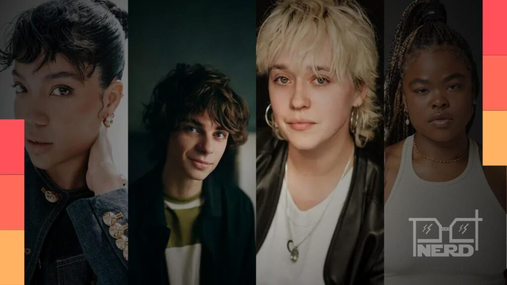 Daniels com elenco: Silvia Dionicio, Jackson Kelly, Kerrice Brooks e Thalia Dudek no novo filme da Universal