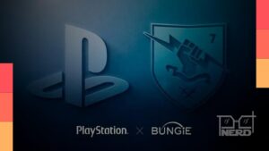 Ilustração da Bungie e personagens de Destiny representando demissões em massa no estúdio