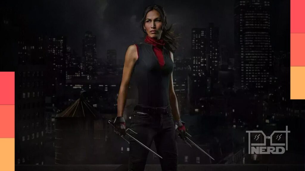 Elodie Yung como Elektra em fotos do set da 3ª temporada de Demolidor: Renascido