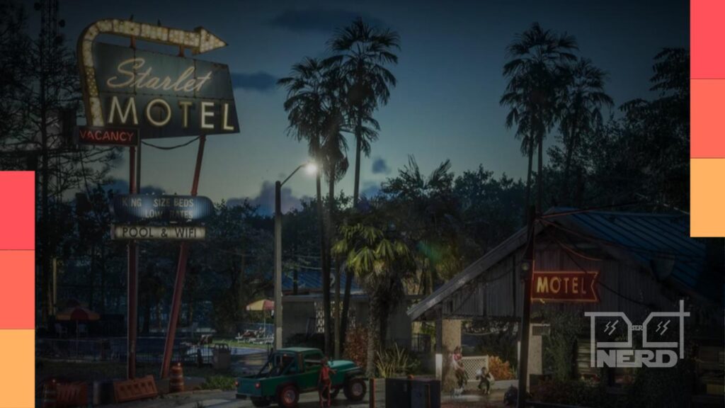 Cena de Vice City em GTA 6 com a cidade lembrando Miami e referência a locais reais que já mudaram