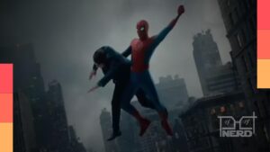 Homem-Aranha em destaque em Homem-Aranha: Um Novo Dia, com indicação de grande estreia