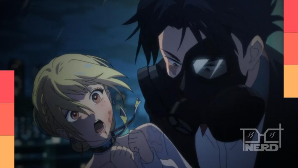Personagens de Marriagetoxin em clima de comédia romântica com elementos de assassinos e ação