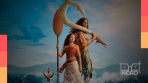 Cena do live-action de Moana com os Kakamora, criaturas usando armaduras de coco