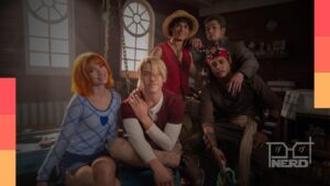 Ilustração estilo geek de Alabasta com Luffy e personagens, sugerindo cenas que podem ficar fora da 3ª temporada