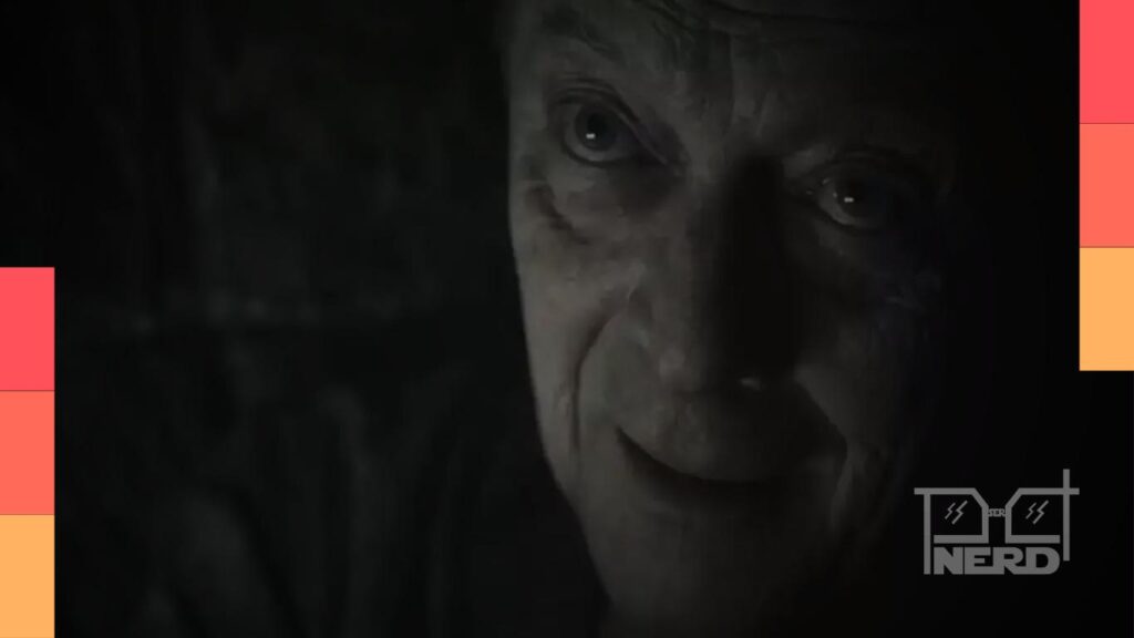Michael Byrne aparece em Harry Potter e as Relíquias da Morte - Parte 1 como Gerardo Grindelwald