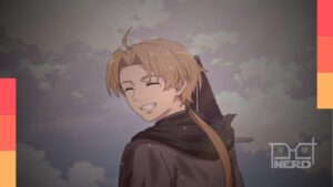 Imagem promocional de Mushoku Tensei com destaque para a terceira temporada e o Arco de Treinamento de Eris