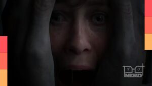 Imagem aterrorizante de OD, novo jogo de Hideo Kojima, com silhuetas e clima de assombração
