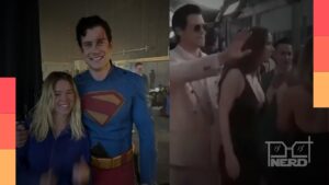 David Corenswet intervindo para proteger Milly Alcock de fotógrafo no tapete vermelho de Supergirl em Nova York